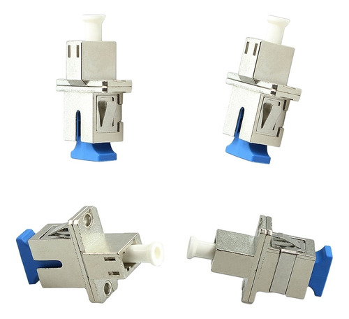 4pcs Sc-lc Fiber Optic Adapter, Optical Coupler