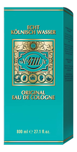 Perfume 4711 Da Muelhens Eau De Cologne Splash Para Homens 8