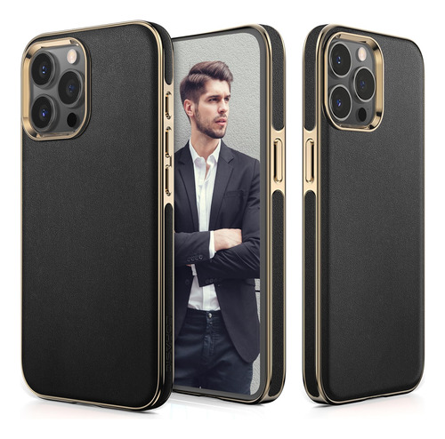 Lohasic Funda Para  Phone 15 Pro Max, Funda De Cuero De Pri