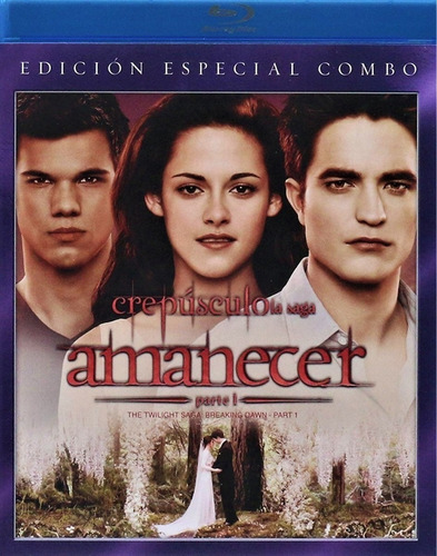 Crepusculo La Saga Amanecer Parte 1 Combo Blu-ray + Dvd