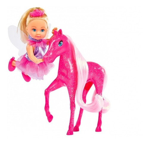 Muñeca Evi Hada Con Pony Y Accesorios Toy Feliz E738667