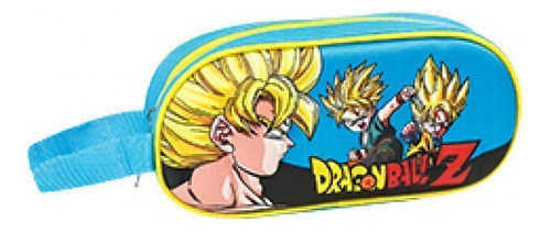 Cartuchera 1 Cierre Dragon Ball Z Goku Frente 3d