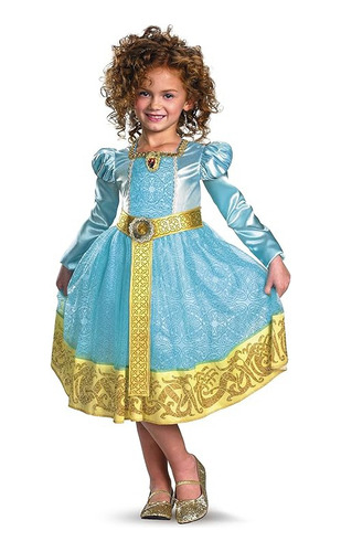 Disfraz Princesa Merida  Vestido Real  Disney Pixar Brave