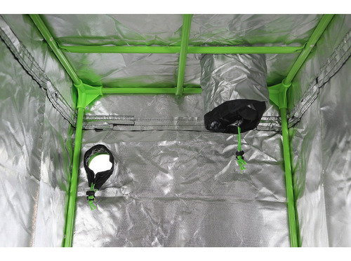 Imagen 7 de 7 de Carpa Cultivo Indoor Femmto 60 X 60 X 160 Jardin Mylar Nylon