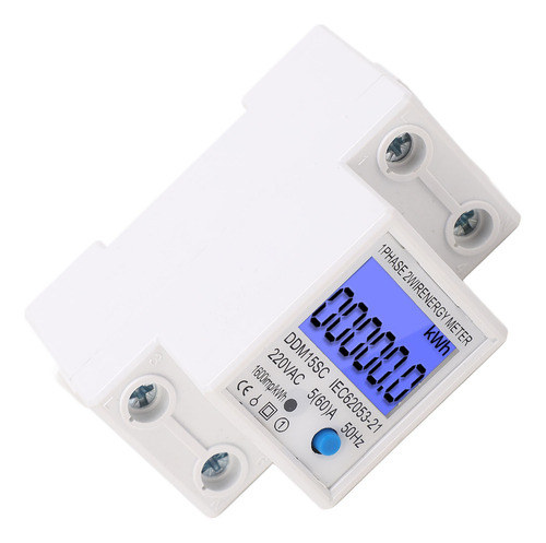 Medidor De Energía Lcd Digital Monofásico 2p De Uso De Elect