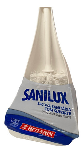 Escova Sanitária Com Suporte Branca Sanilux Bettanin
