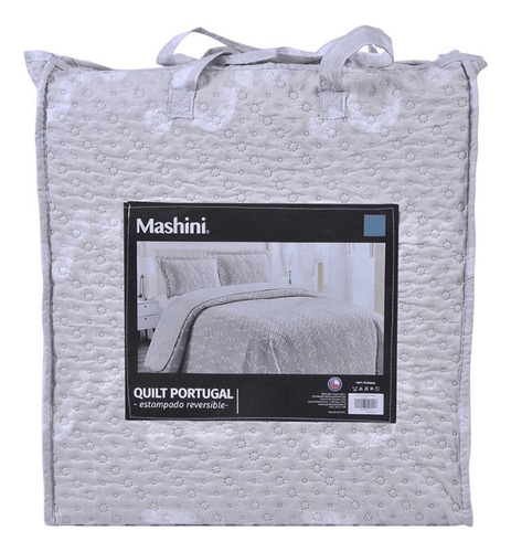Quilt 1.5 Plazas Portugal Estampado Lilium