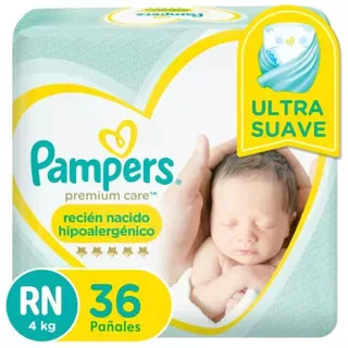 Pampers Premium Care pañales recién nacido 36 unidades