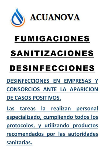 Imagen 4 de 7 de Fumigaciones-desratizaciones-limpieza De Tanques De Agua .-