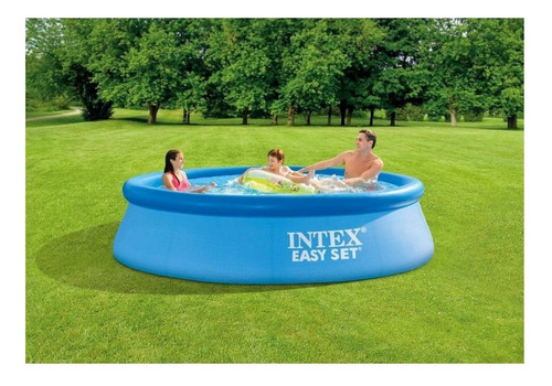 Imagen 3 de 4 de Piscina inflable redonda Intex Easy Set 28130 de 366cm x 76cm 5621L azul caja