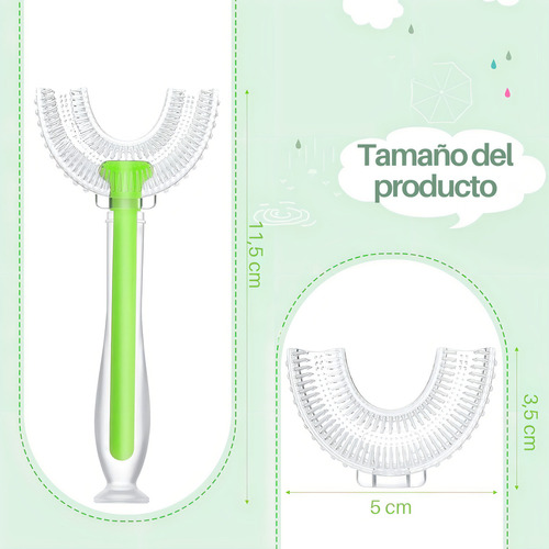 Set Hilo Dental Bambú Menta 100m Y Cepillos Dientes Forma U