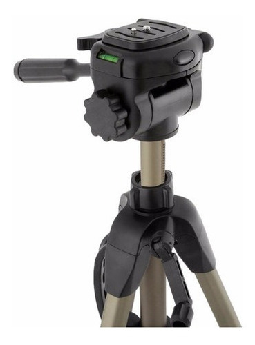 Imagem 4 de 6 de Tripé Para Camera Wt-3750 Alumínio 1.60m Hidraulica E Bolsa