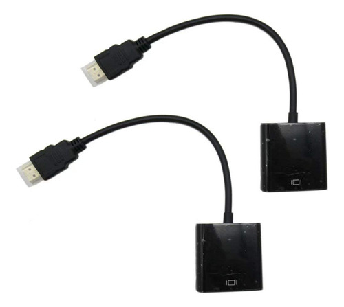 Unbrella Adaptador Convertidor Cable Video Hdmi Macho Vga Pc