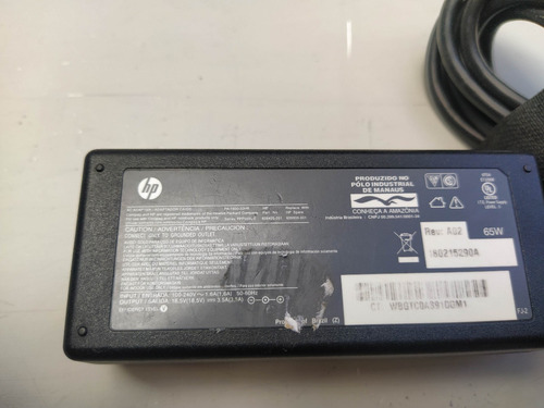 Fonte Carregador Para Notebook Hp - 18.5v 3.5a - 65w