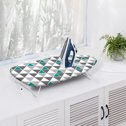 Tabla De Planchar Mesa Con Colgador Geométrica 76x30 Kleine
