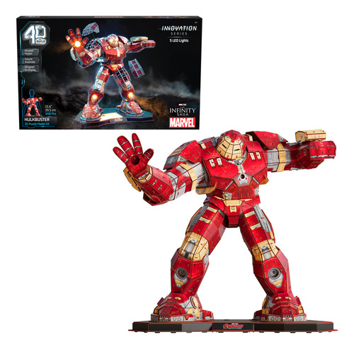 Rompecabezas De Hulkbuster Marvel Con Luces 348 Piezas Puzzles