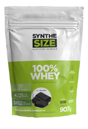 Proteina Concentrada 100% Whey Refil 907g - Synthesize