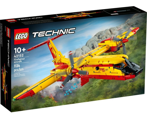 Lego Technic Avião De Combate Ao Fogo 42152