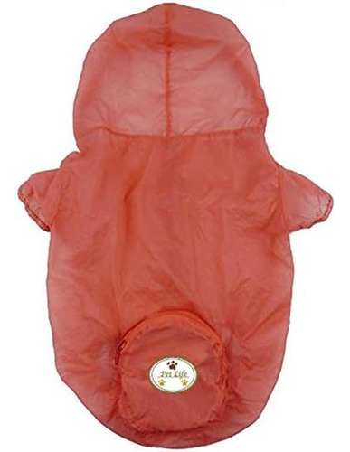 Pet Life ® Thunder Paw Impermeable Poncho De Impermeabilidad
