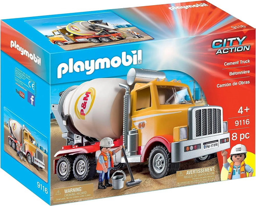 Playmobil City Action Camión Cementero / De Obras - 9116
