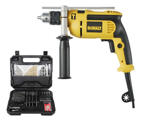 Furadeira Impacto Dewalt Dwd502 710w + Kit Bits 220v