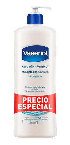 Crema Vasenol Recuperación Intensiva - mL a $37