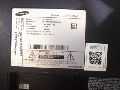 Modulo Wifi Widt30q Televisor Smartv Samsumg Un40h6203ag (Usado)