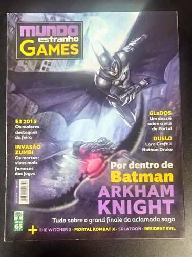 Revista Mundo Estranho Games 5 Batman Arkham Knight 