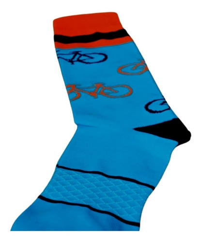 Imagem 2 de 3 de Meia Ciclismo Bike Mtb Cano Médio Masculina Feminina
