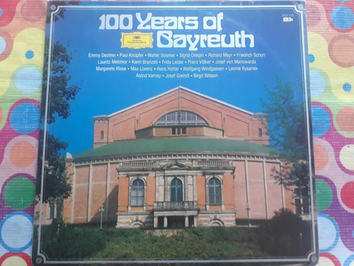 Richard Wagner Lp 100 Years Of Bayreuth