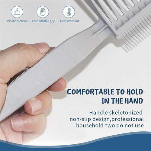 3 Peines Para Cabello, Peine Profesional Para Cortar El Pelo Negro Blanco Gris