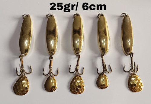 Señuelos De Pesca Jigs ( Doble Spoon ) 25 Grs. 89 Libras