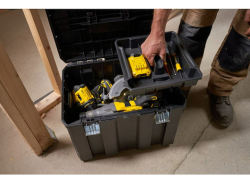 Caixa Armazenamento Movel Fatmax Prostack Fmst175753 Stanley Cor Preto