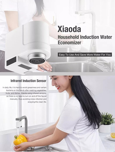 Imagen 2 de 4 de Sensor De Agua Xiaomi Water Saver Canilla Ahorro Agua Ade