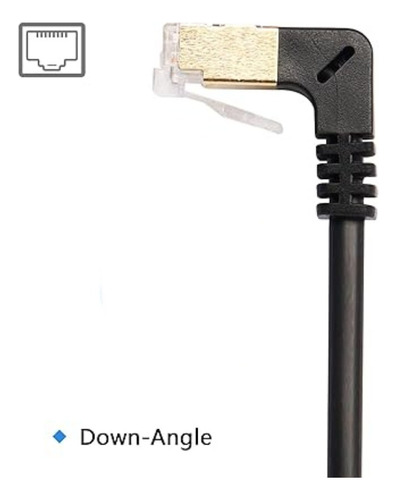 Cable 8p8 C Rj45 Macho A Hembra, Conector De Red Ethernet