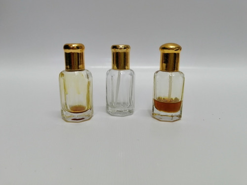 Perfumero En Cristal Mediano Tapa Metal U.s.a Precio X C/u