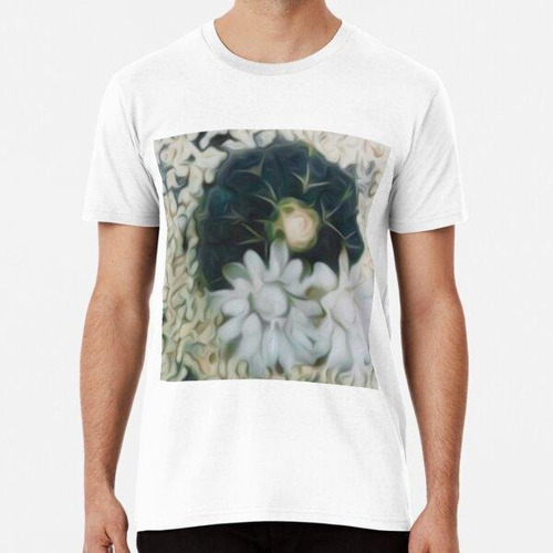 Remera Pintura Al Óleo De Cactus Algodon Premium