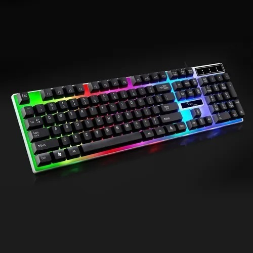 Teclado Gamer Barato G21 De Membrana Con Luces