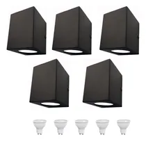 Comprar Aplique Pared Exterior Unidireccional  X5 + Dicroica Led