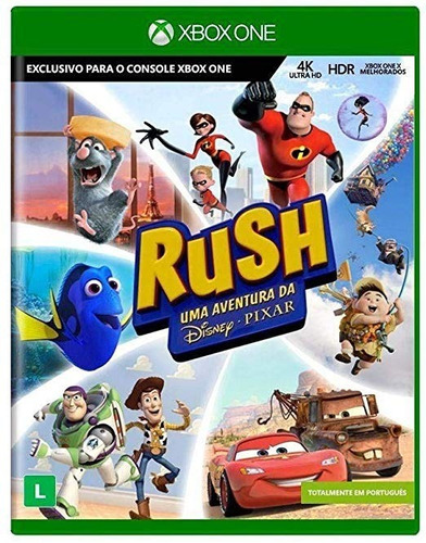 Rush Xbox One Mídia Física 100% Em Português