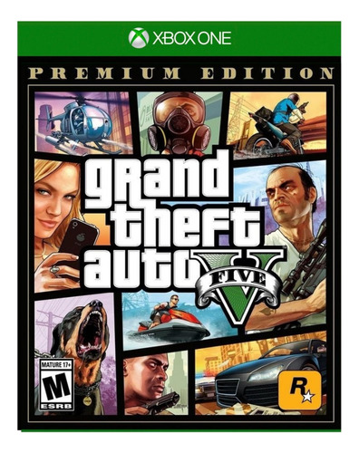 Grand Theft Auto V Premium Edition Xbox One Incluye Mapa Gta