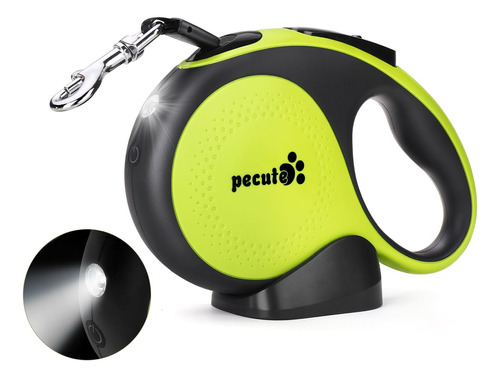 Pecute Correa Retractil Para Perro De 16 Pies Con Luz Led Re