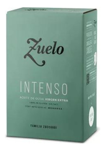 Aceite Zuelo Intenso Bag In Box 2lts Extra Virgen Zuccardi