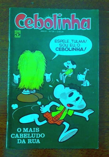 Cebolinha 28 - 1a Edição - 1975 - Editora Abril - Excelente