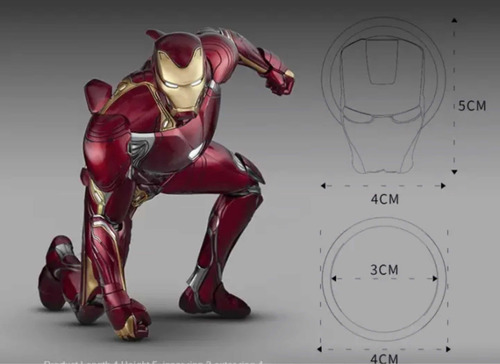 Protector  Botón De Encendido Para Autos Iron Man Y Más 