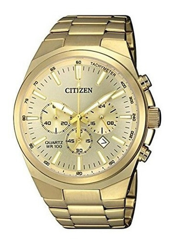 Citizen Hombres Cuarzo Reloj Casual De Acero Inoxidable Colo