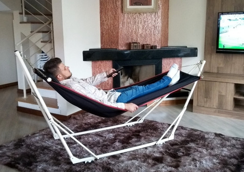 Suporte De Rede De Descanso Portátil Com Sacola E Rede
