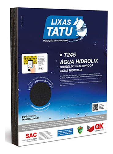 Lixa Tatu Gk D Agua 500 C/50