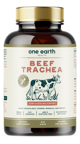 One Earth Health Traquea De Carne Alimentada Con Pasto - Tra