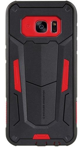 Carcasa Fuerte Nillkin Defender Ii Samsung S7 Edge, Rojo